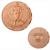 . 1 aaacoin @AGOTADA@ FRANCIA 1/4 EURO 2024 PAAVO NURMI CON ANTORCHA Olimpiada de París COBRE SC
