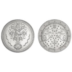 . 1 aacoin PORTUGAL 5 EUROS 2023 GATOS MUEBLES INDO-PORTUGUESES 5ª MONEDA DE NICKEL SC
