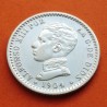 ESPAÑA Rey ALFONSO XIII 50 CENTIMOS 1904 * 0 4 SMV REY y ESCUDO KM.723 MONEDA DE PLATA EBC/SC- Spain silver R/2