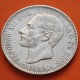 ESPAÑA 5 PESETAS 1885 * 18 87 MSM REY ALFONSO XII KM.688 MONEDA DE PLATA (DURO) Spain silver R/3