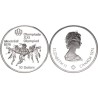 CANADA 10 DOLARES 1974 OLIMPIADA MONTREAL 1976 INDIOS JUGANDO AL LACROSSE KM.96 MONEDA DE PLATA SC 10 Dollars 1,45 ONZAS