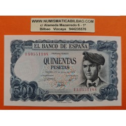 . 1 Billete NUEVO x ESPAÑA 500 PESETAS 1971 JACINTO VERDAGUER Serie 1A Pick 153 SC Spain UNC banknote