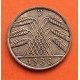 @ESCASA@ ALEMANIA 10 REICHSPFENNIG 1933 J CEREALES República del WEIMAR KM.40 MONEDA DE LATON MBC+ Germany