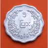 MYANMAR 5 PYAS 1966 GENERAL MAYOR AUNG SAN KM.39 MONEDA DE ALUMINIO SC- Union of Burma