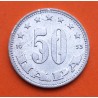 YUGOSLAVIA 50 PARA 1953 ESCUDO y VALOR Régimen Comunista KM.29 MONEDA DE ALUMINIO EBC