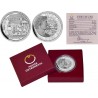 AUSTRIA 20 EUROS 2010 CARRUAJE ROMANO Emperador CLAUDIO Ruinas de VIRUNUM MONEDA DE PLATA ESTUCHE Österreich