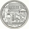 AUSTRIA 20 EUROS 2010 CARRUAJE ROMANO Emperador CLAUDIO Ruinas de VIRUNUM MONEDA DE PLATA ESTUCHE Österreich
