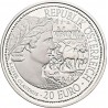 AUSTRIA 20 EUROS 2010 CARRUAJE ROMANO Emperador CLAUDIO Ruinas de VIRUNUM MONEDA DE PLATA ESTUCHE Österreich