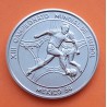 CUBA 1 PESO 1986 XIII CAMPEONATO MUNDIAL DE FUTBOL EN MEXICO KM.122 MONEDA DE NICKEL SC- caribbean coin