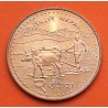 NEPAL 2 RUPIAS 2006 MONTE EVEREST y SAGARMATHA CON VACAS KM.1188 MONEDA DE LATÓN SC-