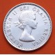 CANADA 25 CENTAVOS 1960 REINA ISABEL II y ALCE KARIBOU KM.62 MONEDA DE PLATA EBC- silver coin