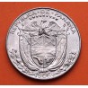 PANAMA 1/4 BALBOA 1966 BUSTO DE BALBOA KM.12.B MONEDA DE NICKEL EBC Cuarto de Balboa coin