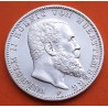 . REINO DE WUERTTEMBERG Alemania 3 MARCOS 1912 F WILHELM II KM.635 MONEDA DE PLATA EBC- Germany Deutsches Reich DREI MARK