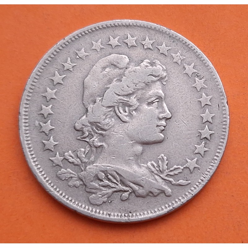 . República de los Estados Unidos do BRASIL 400 REIS 1929 ALEGORIA y VALOR KM.520 MONEDA DE NICKEL MBC Brazil