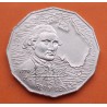AUSTRALIA 50 CENTAVOS 1970 CAPITAN JAMES COOK y MAPA KM.69 MONEDA DE NICKEL EBC 1/2 Dolar