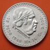 MEXICO 1 PESO 1948 MORELOS y PAVON KM.456 MONEDA DE PLATA MBC++ Mejico silver coin R/1