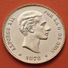 @ESPECTACULAR@ ESPAÑA 25 PESETAS 1878 * 18 78 DEM Rey ALFONSO XII SIN BARBA KM.673 MONEDA DE ORO SC- ALFONSINA Spain gold