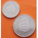 . 2 monedas PROOF + IMPERFECCIONES x CUBA 5 PESOS 1975 + 10 PESOS 1975 XXV AÑOS DEL BANCO NACIONAL KM.36+37 PLATA R/3
