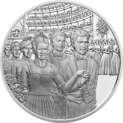 AUSTRIA 20 EUROS 2016 VIENA OPERA BALL @COLORES@ PLATA PROOF ESTUCHE y CERTIFICADO MONEDA CONMEMORATIVA COIN ÖSTERREICH
