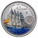 . 1 aaaaaacoin @4/JUNIO Envío@ ESPAÑA 40 EUROS 2025 INFANTA LEONOR - BARCO JUAN SEBASTIAN DE ELCANO MONEDA DE PLATA SC FNMT