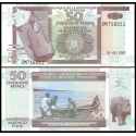 BURUNDI 50 FRANCOS 2001 PESCADORES Pick 36.C BILLETE SC 50 Francs Amafaranga UNC BANKNOTE