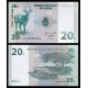 CONGO 20 CENTIMOS 1997 ANTILOPE Pick 83 BILLETE SC Africa UNC BANKNOTE