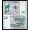 CONGO 20 CENTIMOS 1997 ANTILOPE Pick 83 BILLETE SC Africa UNC BANKNOTE