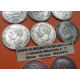 8 monedas x ESPAÑA 5 PESETAS 1870 1871 1875 1877 1885 1891 1892 1896 GOBIERNO PROVISIONAL a ALFONSO XIII DUROS PLATA 5,80 Onzas