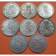8 monedas x ESPAÑA 5 PESETAS 1870 1871 1875 1877 1885 1891 1892 1896 GOBIERNO PROVISIONAL a ALFONSO XIII DUROS PLATA 5,80 Onzas