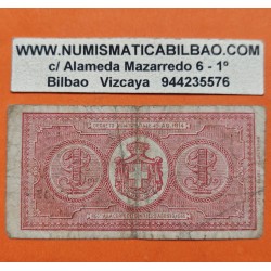 . @PVP NUEVO 250€@ ITALIA 1 LIRA 1914 Agosto 20 REY EMMANUEL III Tamaño pequeño Pick 33 BILLETE MUY CIRCULADO