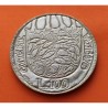 VATICANO 100 LIRAS 1975 AÑO SANTO ESCUDO PAPA PABLO VI KM.130 MONEDA DE ACERO SC Vatican 100 Lire