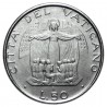 VATICANO 50 LIRAS 1987 JESUS y LOS NIÑOS Papa JUAN PABLO II KM.201 MONEDA DE ACERO SC 50 Lire