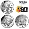 . @MUY RARAS@ FRANCIA 10 EUROS 2019 ASTERIX, OBELIX e IDEFIX 60 ANIVERSARIO DEL COMIC 2 MONEDAS DE PLATA