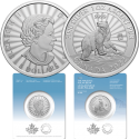 . 1 aaaacoin x CANADA 5 DOLARES 2022 OSO POLAR MONEDA DE PLATA SC $5 Dollars OZ OUNCE 1 ONZA THE MAJESTIC POLAR BEAR