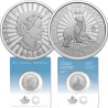 . 1 aaaacoin x CANADA 5 DOLARES 2022 OSO POLAR MONEDA DE PLATA SC $5 Dollars OZ OUNCE 1 ONZA THE MAJESTIC POLAR BEAR