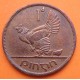 IRLANDA 1 PENIQUE 1941 GALLINA y POLLUELOS KM.11 MONEDA DE BRONCE MBC Ireland Eire 1 Penny WWII