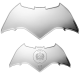 . 1 aaaaacoin @FORMA DE MURCIELAGO@ SAMOA 5 DOLARES 2025 BATMAN DC Comics MONEDA DE PLATA OZ ONZA Batarang
