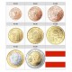 . @ENVÍO HOY@ AUSTRIA MONEDAS EURO 2025 SC 1+2+5+10+20+50 Centimos + 1 EURO + 2 EUROS 2025 TIRA SERIE Österreich