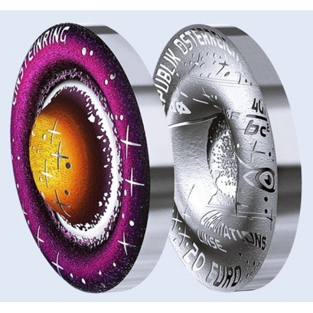 . 1 aaaaaaacoin @16/MAYO Envío@ AUSTRIA 20 EUROS 2025 EINSTEIN RING 2ª MONEDA DE PLATA PROOF ESTUCHE Österreich