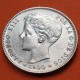. @PRECIOSA@ ESPAÑA Rey ALFONSO XIII 1 PESETA 1900 * 19 00 SMV KM.706 MONEDA DE PLATA SC- Spain silver R/5