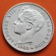 . @PRECIOSA@ ESPAÑA Rey ALFONSO XIII 1 PESETA 1900 * 19 00 SMV KM.706 MONEDA DE PLATA SC- Spain silver R/5