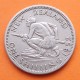 NUEVA ZELANDA 1 SHILLING 1952 ABORIGEN CON LANZA Rey JORGE VI KM.27.2 MONEDA DE NICKEL MBC+ New Zealand