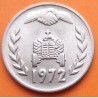 @Ceca de STTUTGART@ ARGELIA 1 DINAR 1972 TRACTOR - FAO KM.104.2 Tipo Letras gruesas MONEDA DE NIKEL SC- Algeria Algerie