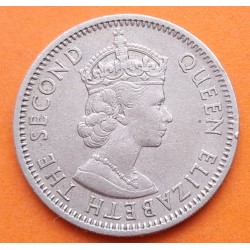 Federation of NIGERIA 1 SHILLING 1961 PALMERA ISABEL II KM.5 MONEDA DE NICKEL MBC- British Africa