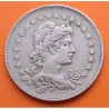 BRASIL 400 REIS 1918 ALEGORIA y VALOR KM.520 MONEDA DE NICKEL MBC República de los Estados Unidos do BRAZIL