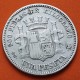 . @RARA@ ESPAÑA Gobierno Provisional 1 PESETA 1869 SNM DAMA SENTADA KM.652 MONEDA DE PLATA Spain R/1