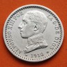 ESPAÑA Rey ALFONSO XIII 50 CENTIMOS 1910 * 1 0 PCV REY y ESCUDO KM.730 MONEDA DE PLATA EBC- Spain silver R/4