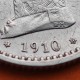 ESPAÑA Rey ALFONSO XIII 50 CENTIMOS 1910 * 1 0 PCV REY y ESCUDO KM.730 MONEDA DE PLATA EBC- Spain silver R/4