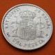 . ESPAÑA Rey ALFONSO XIII 1 PESETA 1903 * 19 03 SMV KM.721 MONEDA DE PLATA MBC++ Spain silver R/4