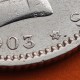. ESPAÑA Rey ALFONSO XIII 1 PESETA 1903 * 19 03 SMV KM.721 MONEDA DE PLATA MBC++ Spain silver R/4